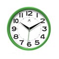 Infinity Instruments Metro - 9in Green Office Wall Clock, Battery Operated 14220GR-3364